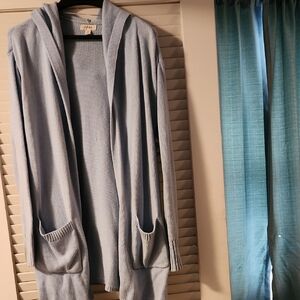 Style & Co. Soft Blue Knit Cardigan